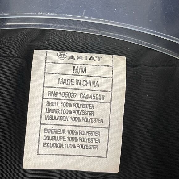 Ariat Red and Black Plaid Vest - Picture 3 of 8